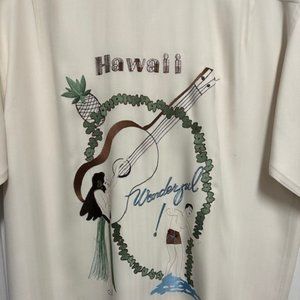 Avanti Retro Hawaiian Silk Shirt XL